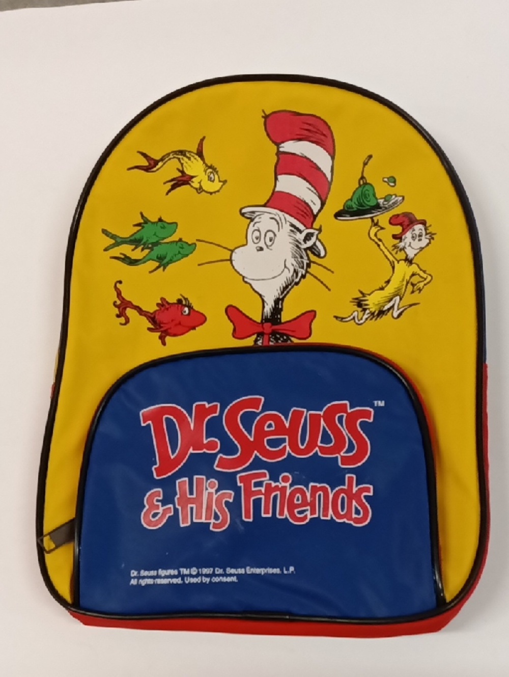 Vintage Dr. Seuss and His Friends Kids Unisex Backpack